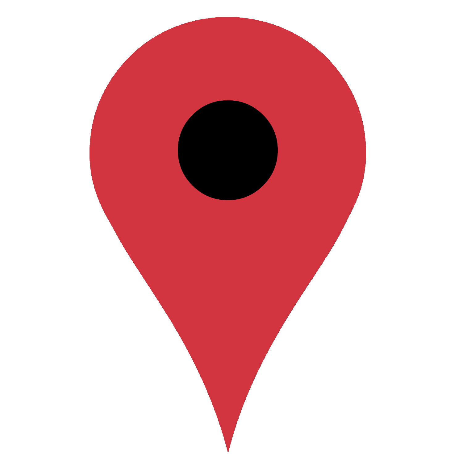 Wedding venue map pin